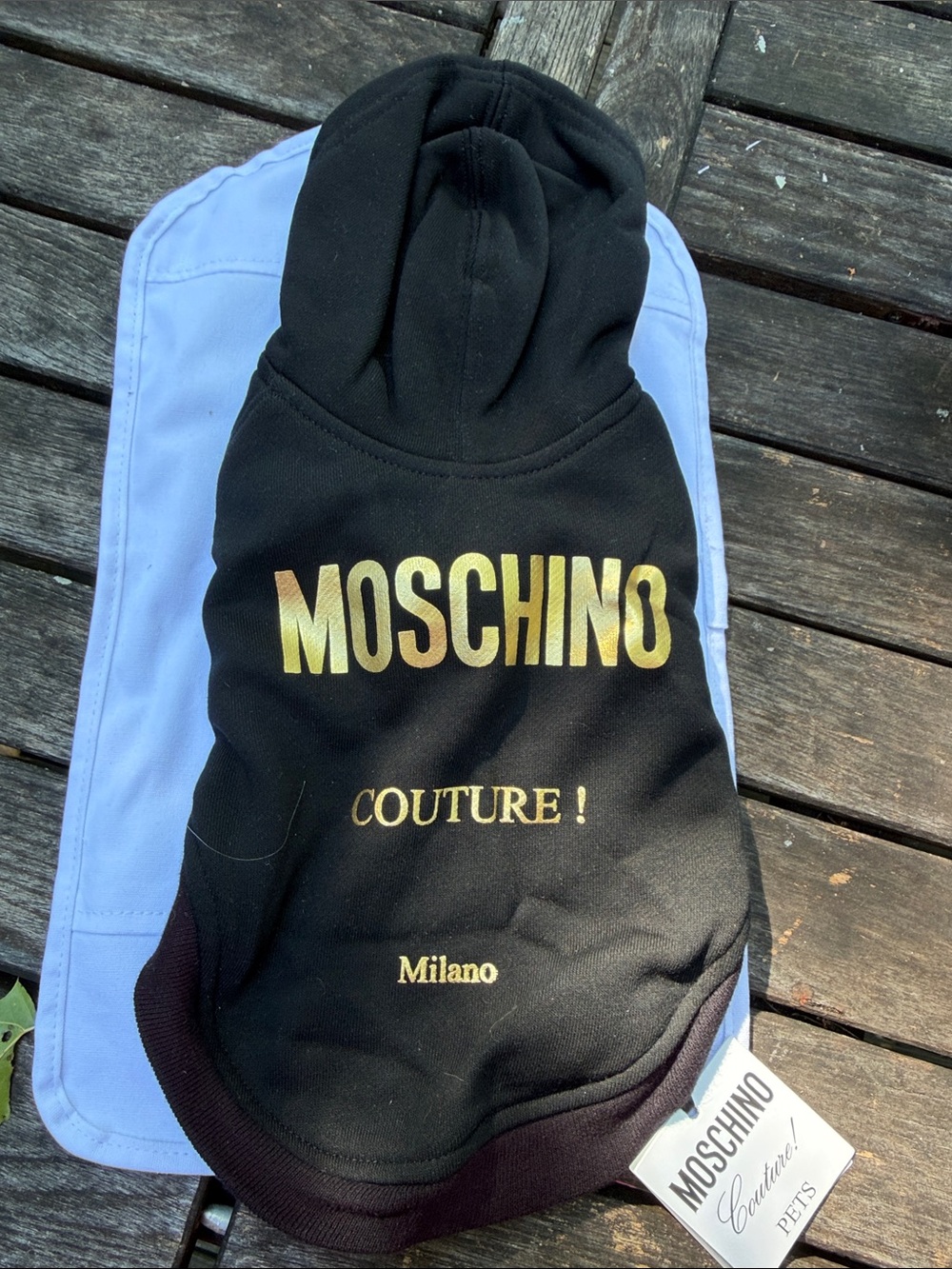Moschino Dog Hoodie